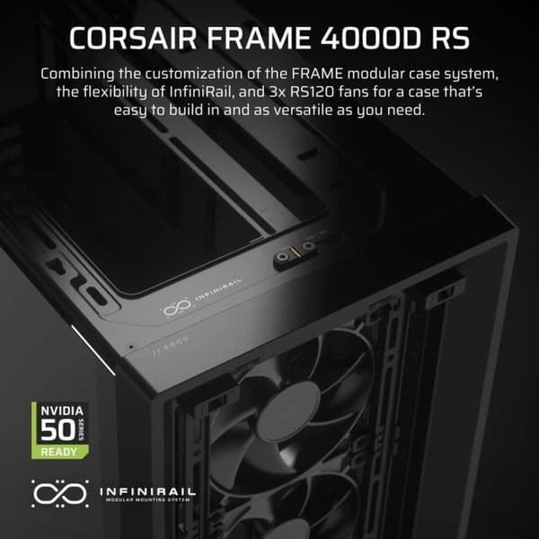 ATX Semitorn Corsair Svart