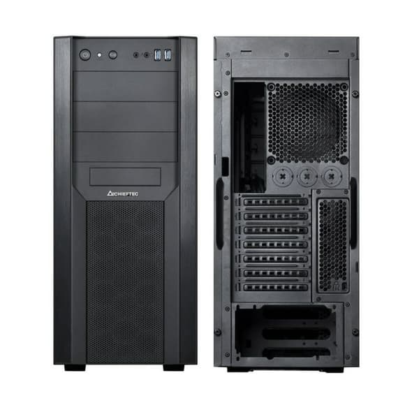 ATX Semitorn Chieftec CW-01B-OP Svart