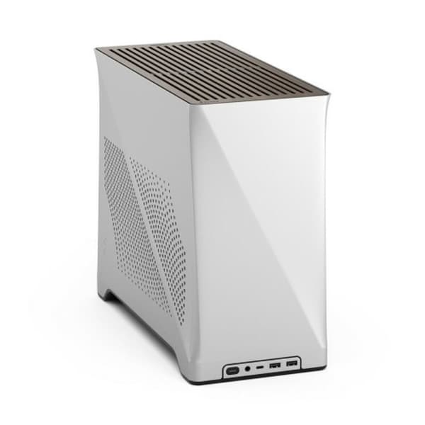 Mikro ATX/ITX Mini-tårn kasse Fractal Sølvfarvet Sølv