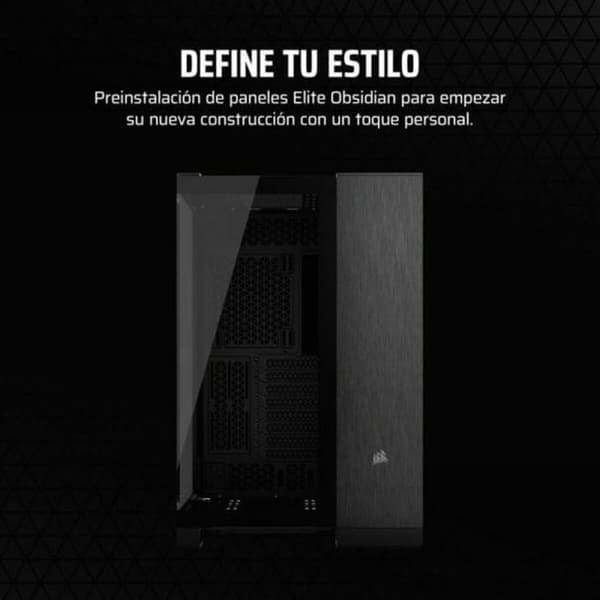 ATX Semitorn Corsair CC-9011283-WW Svart Multicolour Aluminium