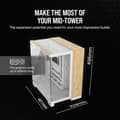 Miniatyrbild 7 av 11: ATX Semitorn Corsair CC-9011284-WW Vit Multicolour