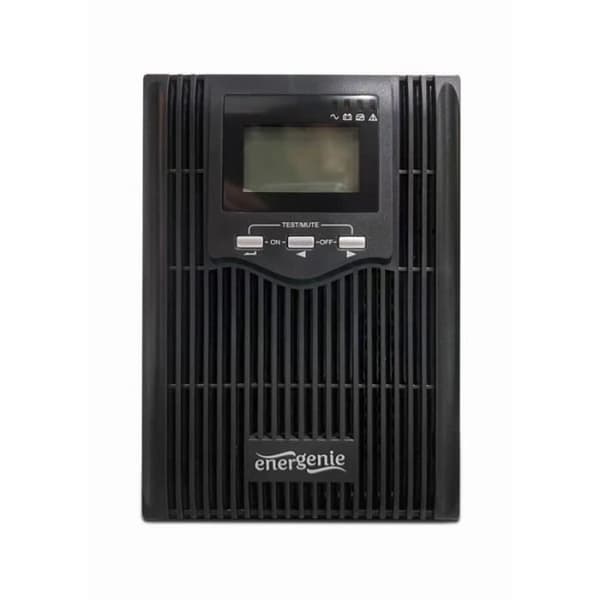 ENERGENIE Gembird Avbrottsfri strömförsörjning UPS Line-interactive technology 1 kVA 800W 3x eluttag + 1x Schuko - Svart