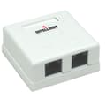 Miniatyrbild 1 av 2: INTELLINET - INTELLINET IWP-MD SC-2ft JACK Vägg MED 2 CAT FRUIT RJ45. 5E UTP BEIGE