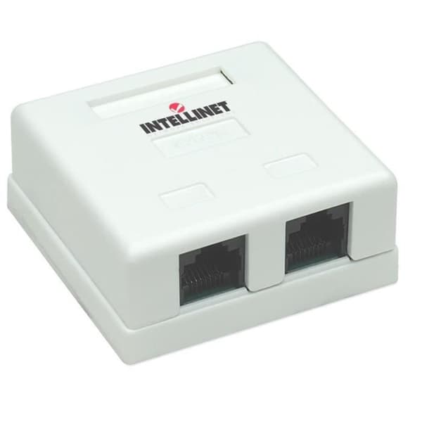 INTELLINET - INTELLINET IWP-MD SC-2ft JACK Vägg MED 2 CAT FRUIT RJ45. 5E UTP BEIGE