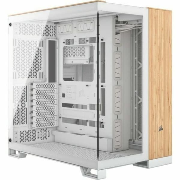 ATX Semi-tårn kasse Corsair CC-9011284-WW Hvid Multifarvet Bamboo, Hvid