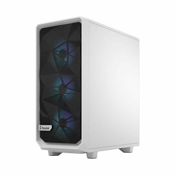 ATX Semitorn Fractal Meshify 2 Compact RGB Vit Vit
