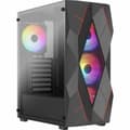 Miniatyrbild 1 av 5: ATX Semitorn Aerocool AEROPGSVOLCAN-G-BK-V1 Svart