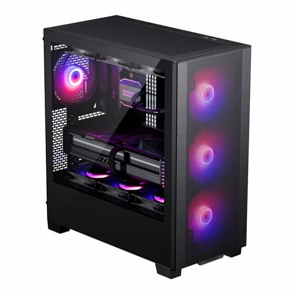ATX Semitorn Phanteks PH-XT523P1_DBK01 Svart Svart