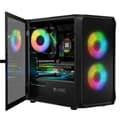Miniatyrbillede 2 af 8: ATX Semi-tårn kasse Logic PORTOS ARGB Sort