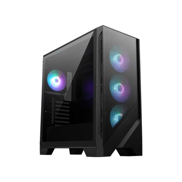 ATX Semi-tårn kasse MSI MAG FORGE 321R AIRFLOW Sort, Transparent