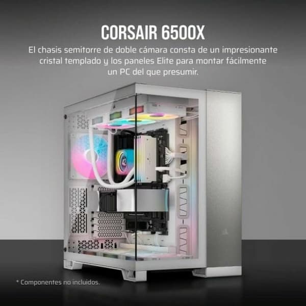 ATX Semi-tårn kasse Corsair CC-9011285-WW Hvid Grå Multifarvet