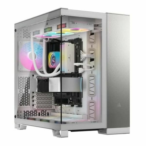 ATX Semi-tårn kasse Corsair CC-9011285-WW Hvid Grå Multifarvet Grå, Hvid