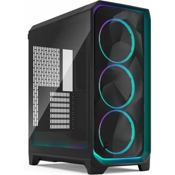 ATX Semi-tårn Boks Fractal Svart Sort