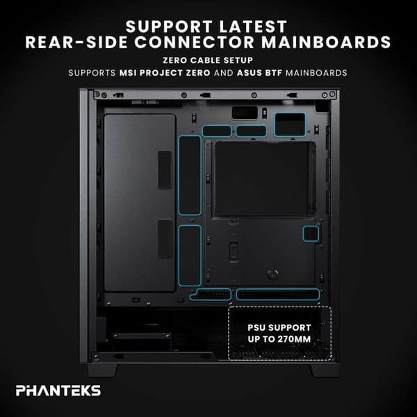 ATX Semitorn Phanteks PH-XT523PSC_BK01