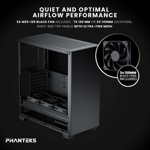 ATX Semitorn Phanteks PH-XT523PSC_BK01