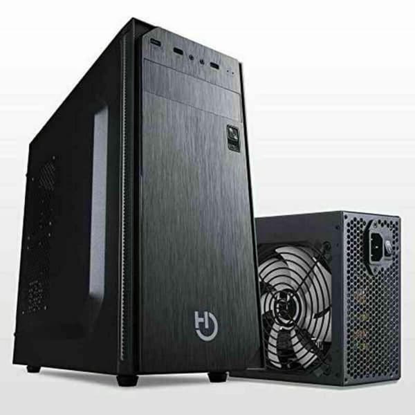 ATX Semi-tårn kasse Hiditec ATX KLYP PSU PSU500 Sort Sort