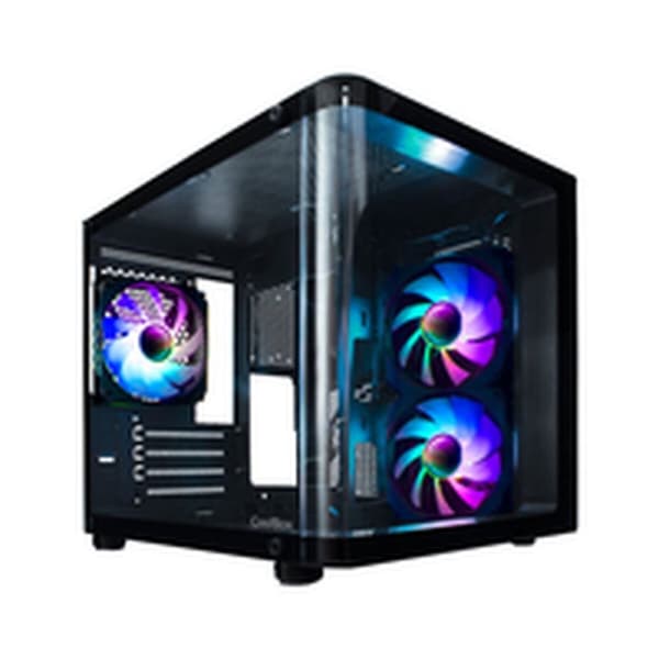 ATX Semi-tårn kasse CoolBox COO-CHA-GM100-0 Sort Sort