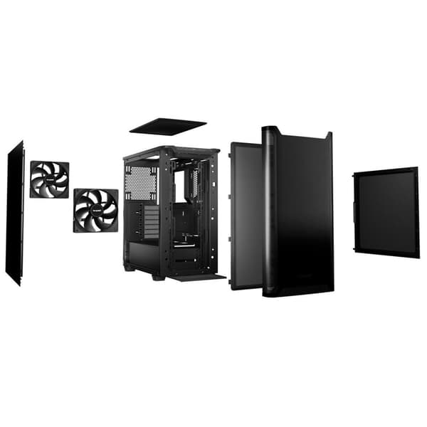 ATX mikro kasse Be Quiet! BG073 Sort
