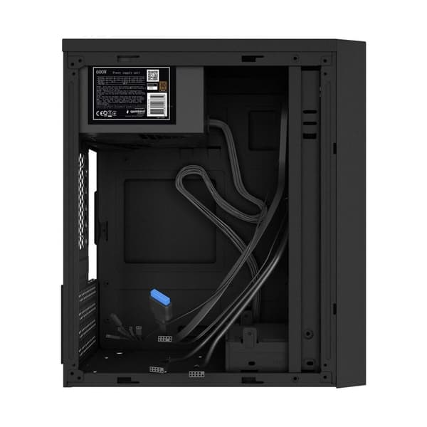 ATX Semi-tårn kasse GEMBIRD CCC-FC-K170-600W Sort