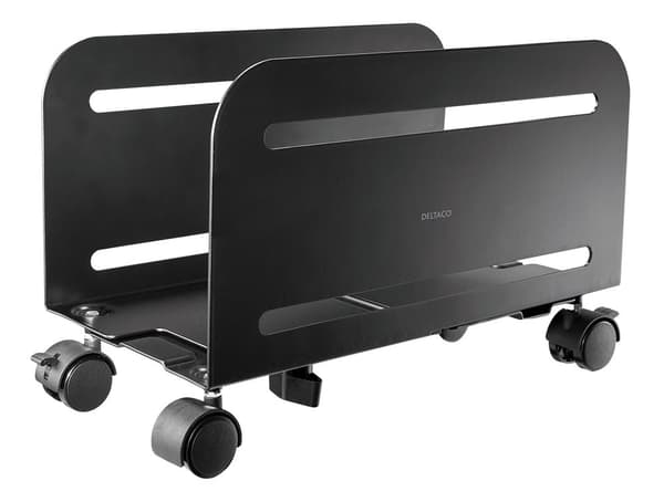 Office Universal mobile CPU stand, black