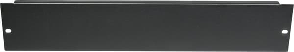 Cover panel, 2U, 19" , black