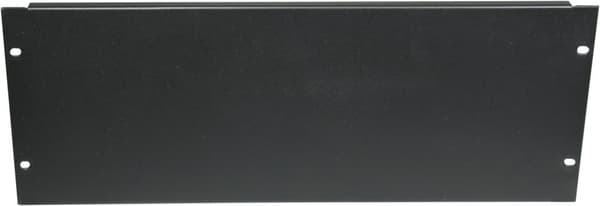 Cover panel, 4U, 19" , black
