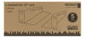 Miniatyrbilde 3 av 3: Lsupport rails  10" cabinet 1U 136mm deep 2pack black