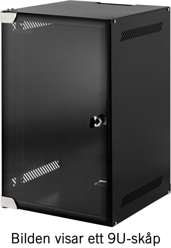 10" wall cabinet, delivered unassembled, 4U, 280x310