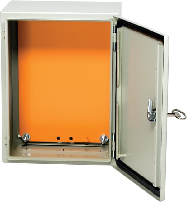 Lockable wall cabinet w/ cable entry 300x210x400mm IP67