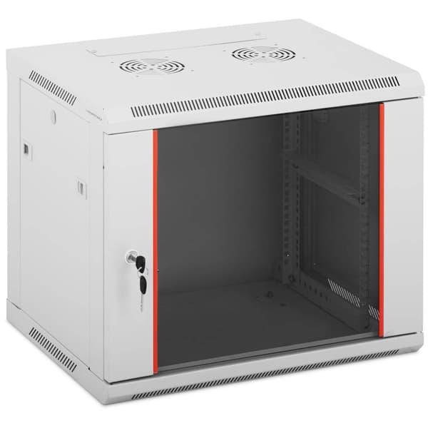Fromm Starck Serverrack - 19 tum - 9 HE - Låsbart - 75 kg - Grått