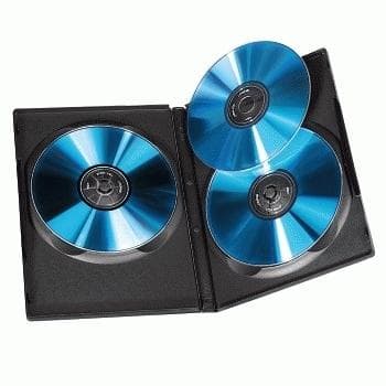 Hama 04751272 DVD 3 Æske - 5 stk / Sort