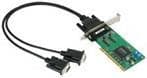 Moxa CP-132UL - Seriel adapter - PCI Low-Profile - RS-422/485 x 2 (CP-132UL-DB9M)