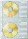 Holdbar - CD-kuverter - Kapacitet: 4 CD/DVD - Klar