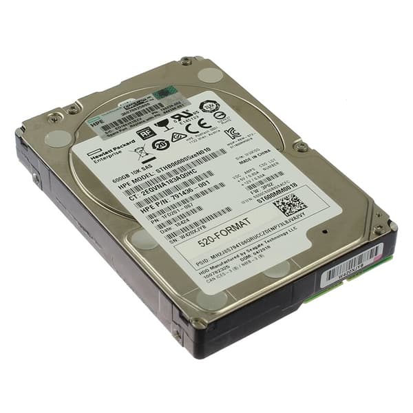 HP Hard drive 600GB HDD SAS 10K 520FMT VCSG 844288-001
