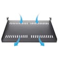 Miniatyrbillede 4 af 6: Startech Rack 1u Ventiladed Shelf Sort