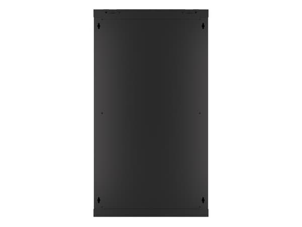 Szafa instalacyjna wisząca 19'' 22U 600X450mm czarna (drzwi      szklane)
