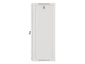 Miniatyrbillede 8 af 11: Lanberg Wall mounting rack cabinet 19''  22U 600x450mm Grey