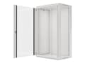 Miniatyrbillede 2 af 11: Lanberg Wall mounting rack cabinet 19''  22U 600x450mm Grey