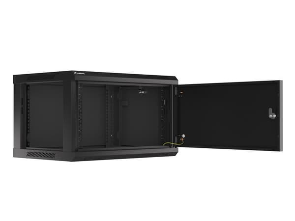 Lanberg WF01-6406-00B rack cabinet 6U Wall mounted rack Black