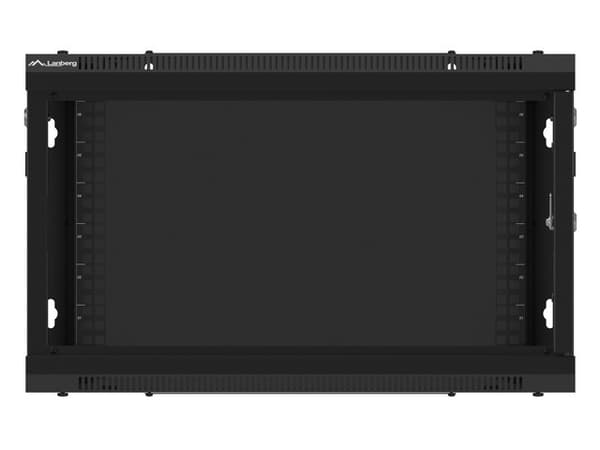 Lanberg WF01-6406-00B rack cabinet 6U Wall mounted rack Black