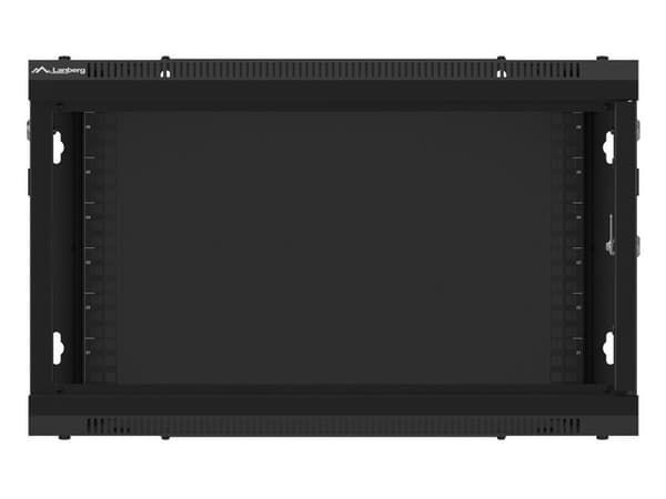 Lanberg WF01-6606-00B rack cabinet 6U Wall mounted rack Black
