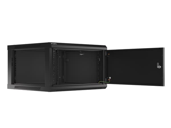 Lanberg WF01-6606-00B rack cabinet 6U Wall mounted rack Black