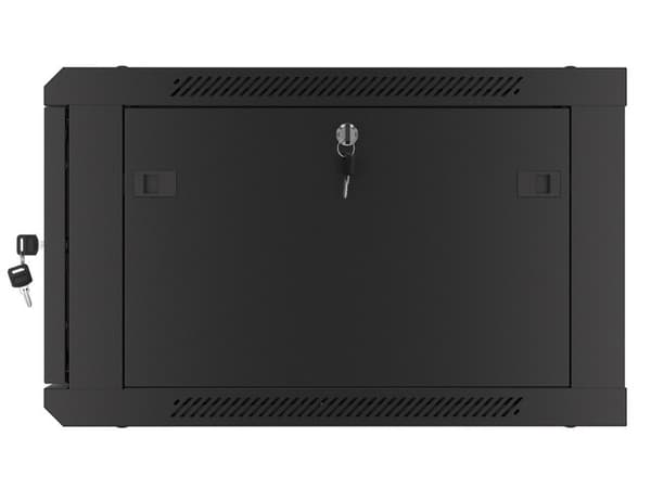 Lanberg WF01-6606-00B rack cabinet 6U Wall mounted rack Black