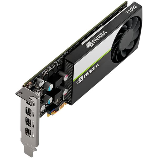PNY GPU NVIDIA VCNT1000-8GB-SB PCI-Express 3.0 x16, LP8 GB GDDR6 128-bit, 4x Mini DP 1.4, 1x LP bracket.