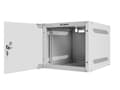Miniatyrbillede 2 af 6: LANBERG WALL-MOUNTED 10" RACK CABINET 4U (280X310, GRAY)