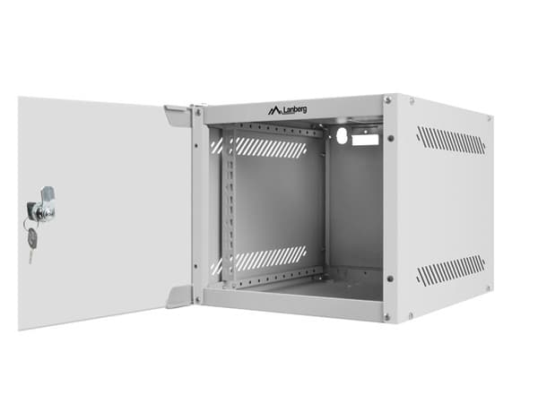 LANBERG WALL-MOUNTED 10" RACK CABINET 4U (280X310, GRAY)