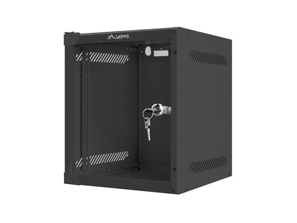 LANBERG WALL-MOUNTED RACK CABINET 10" 6U (280X310, BLACK)