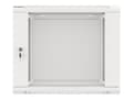 Miniatyrbillede 10 af 11: Lanberg WF01-6609-10S rack cabinet 9U Wall mounted rack Grey