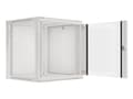 Pikkukuva 6 / 11: Lanberg wall-mounted installation rack cabinet 19'' 12U 600x600mm gray (glass door)