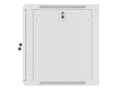 Pikkukuva 8 / 11: Lanberg wall-mounted installation rack cabinet 19'' 12U 600x600mm gray (glass door)